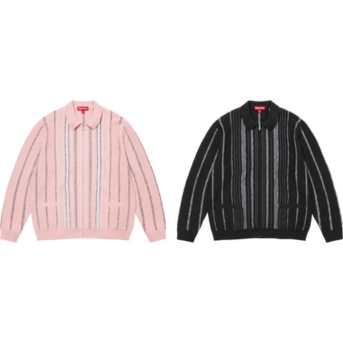 トップス SUPREME Speckle Stripe Cardigan Speckle Stripe Zip Up Cardigan - fall/winter 2024 - Supreme