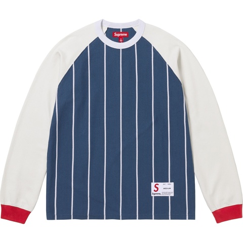 Stripe Raglan L/S Top - fall/winter 2024 - Supreme