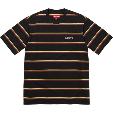 Supreme Stripe S/S Top - Black