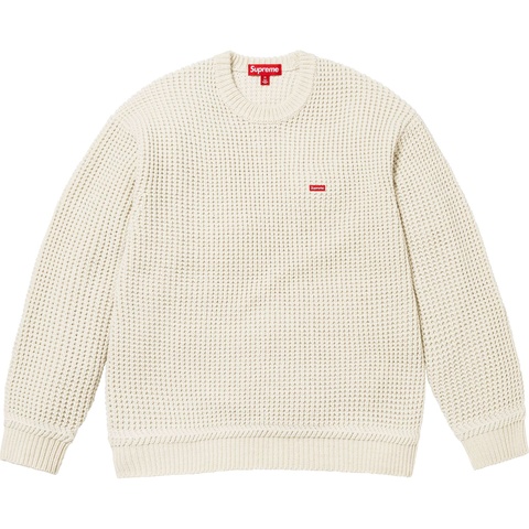 Supreme Waffle Small Box Sweater - Stone