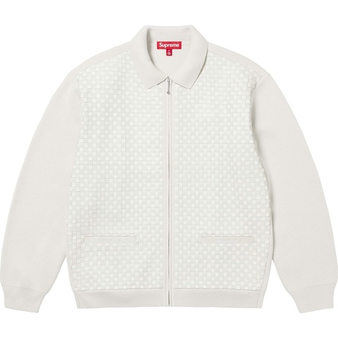 Woven Leather Zip Up Cardigan - fall/winter 2024 - Supreme