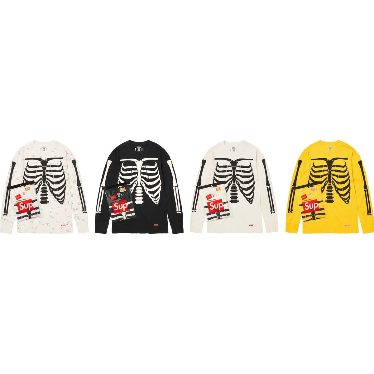 Supreme®/Hanes® Bones Thermal Crew (1 Pack) - SupremeCommunity