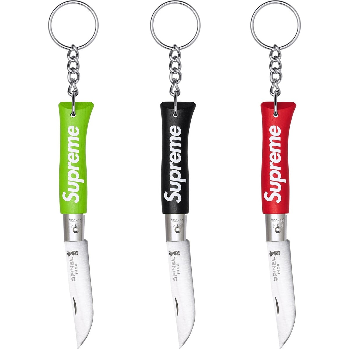 Supreme®/Opinel® No. 4 Knife Keychain - SupremeCommunity