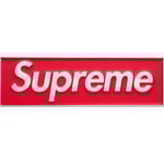 Supreme Box Logo Car Emblem (FW25) - Red