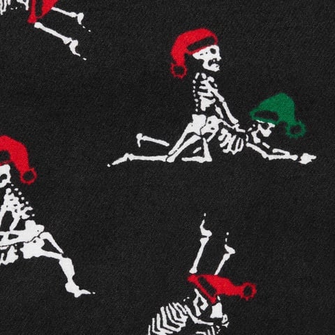 Supreme Holiday Pajama Set - Black