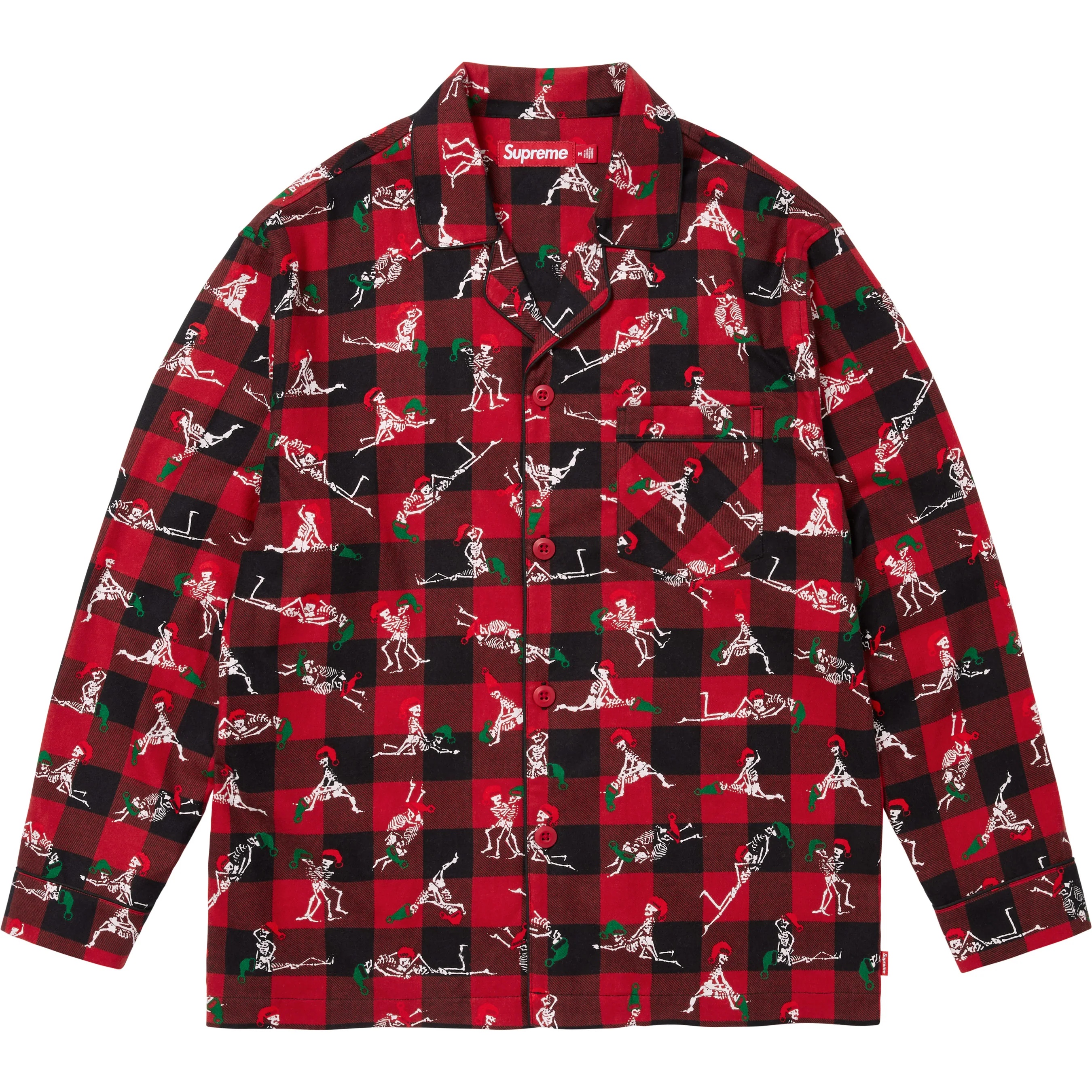 Supreme Holiday Pajama Set (FW25) - Plaid - $78