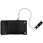 Supreme Leather Chain Wallet (FW25) - Black