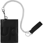 Supreme Leather Chain Wallet (FW25) - Black