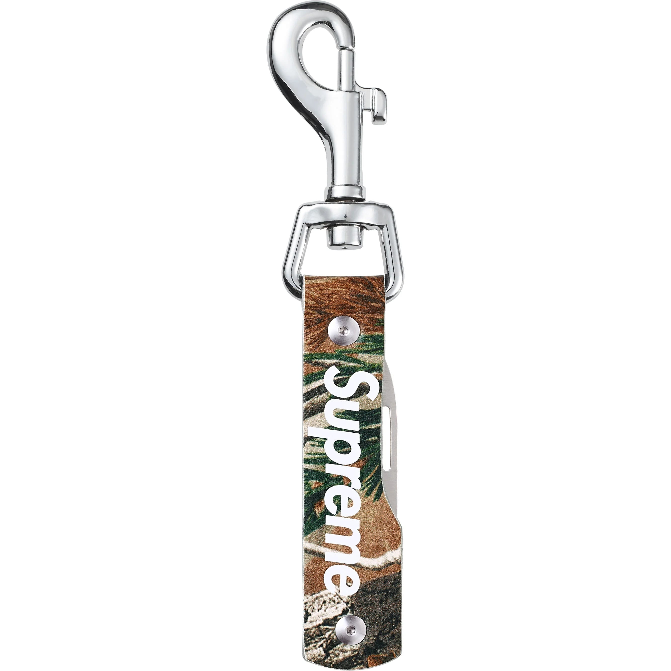 Supreme Leather Clip Knife (FW25) - Realtree® AP Camo - $138