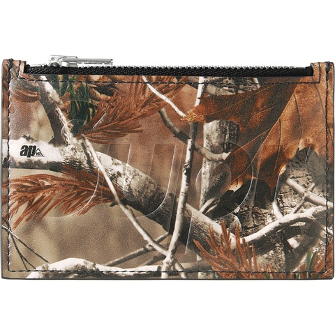Supreme Leather Zip Card Holder CAMO カモ Leather Zip Card Holder - fall/winter 2025 - Supreme