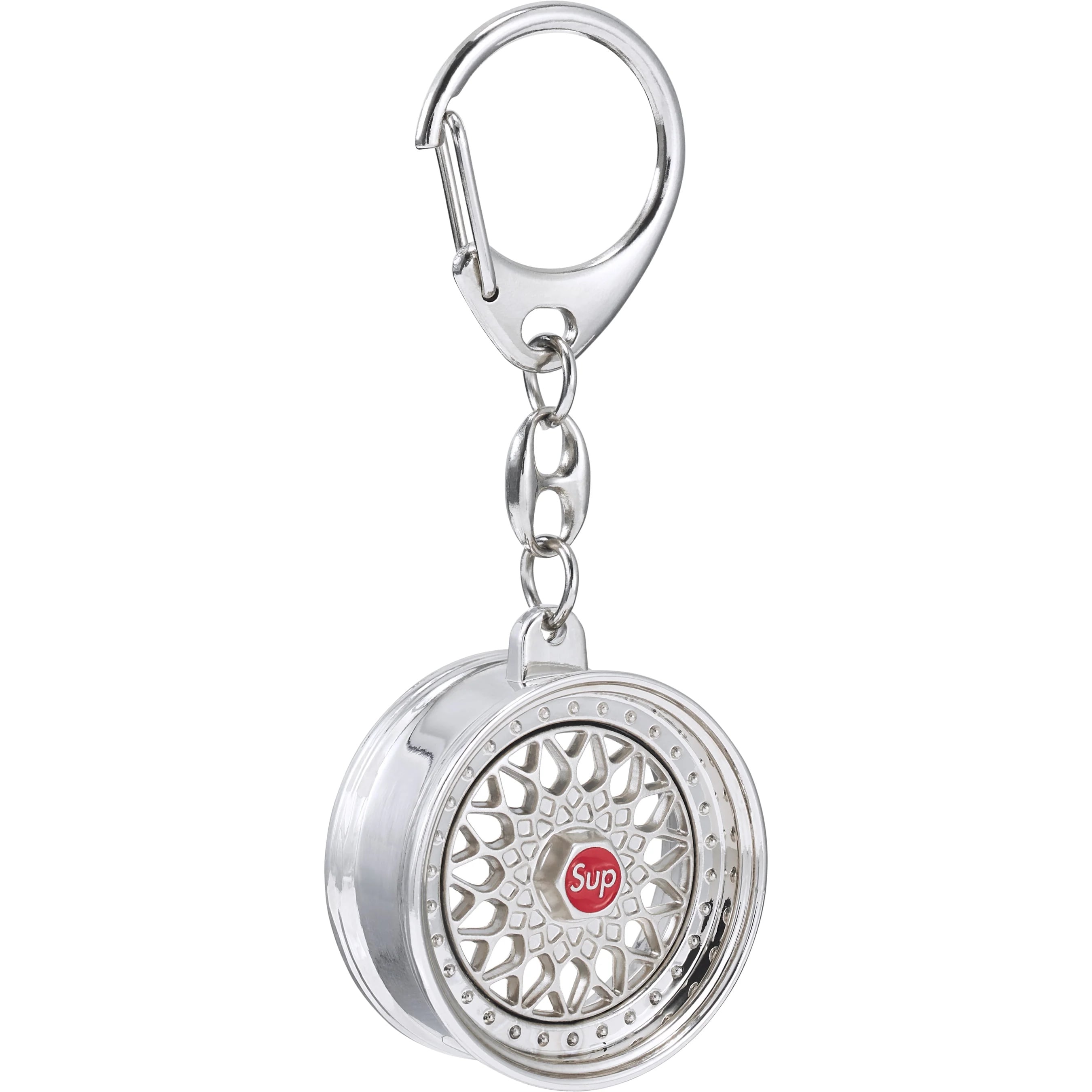 Supreme Supreme BBS RS Rim Keychain (FW25) - Chrome - $38