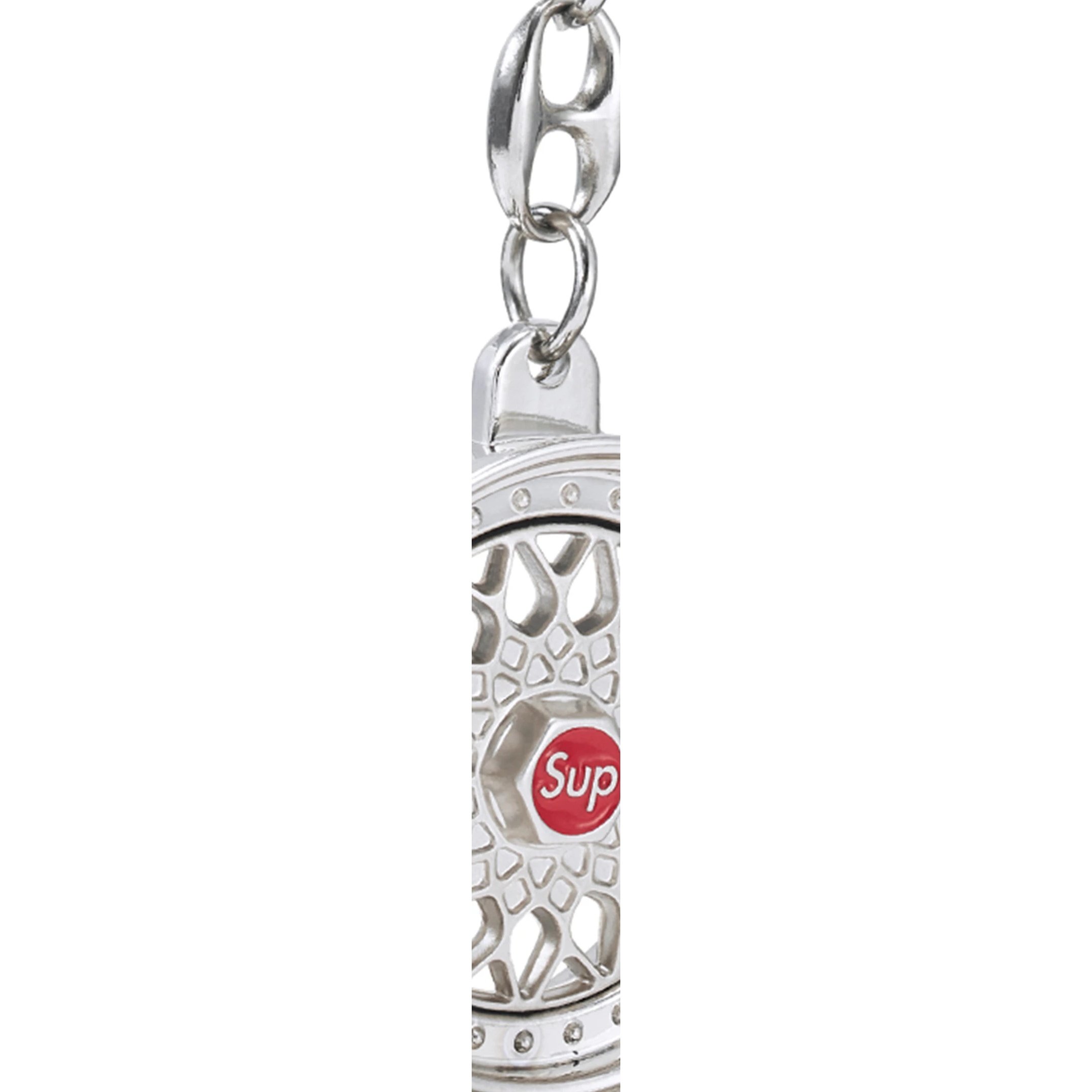 Supreme Supreme BBS RS Rim Keychain (FW25) - Chrome - $38