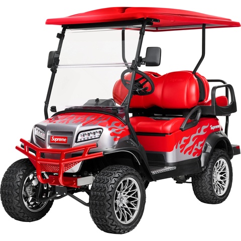 Supreme Supreme®/Club Car® 4-Passenger Onward® Lifted Golf Car - Red
