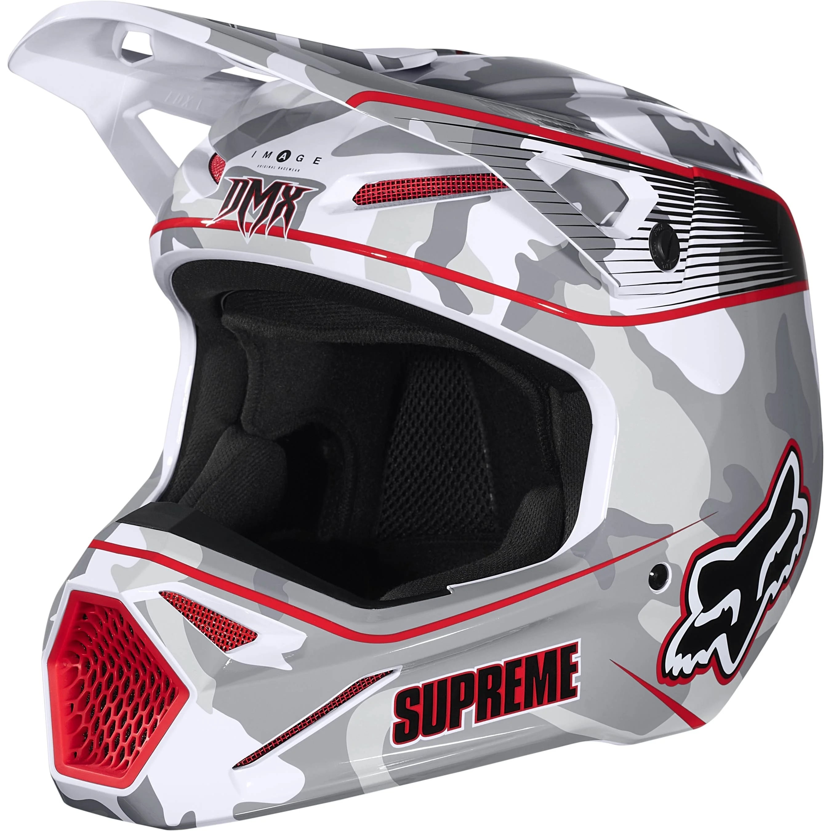 Supreme Supreme Fox Racing DMX V1 Helmet (FW25) - Snow Camo - $348