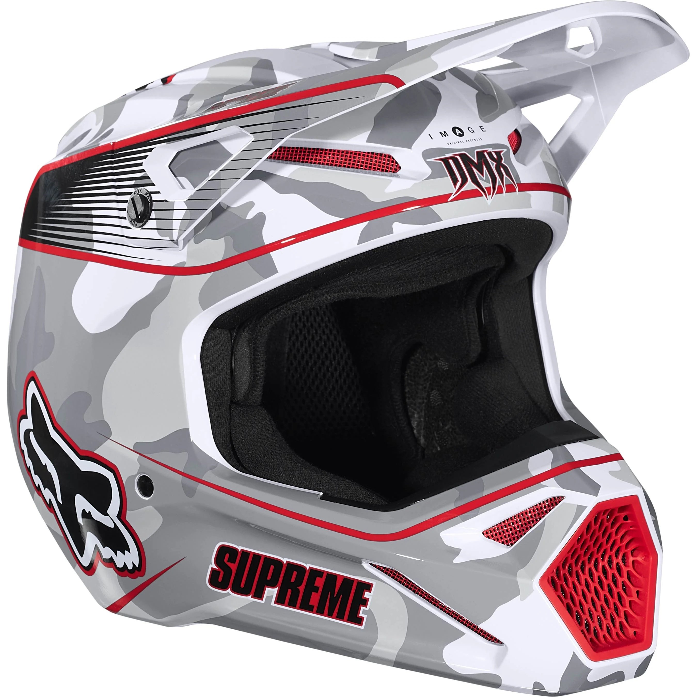Supreme Supreme Fox Racing DMX V1 Helmet (FW25) - Snow Camo - $348