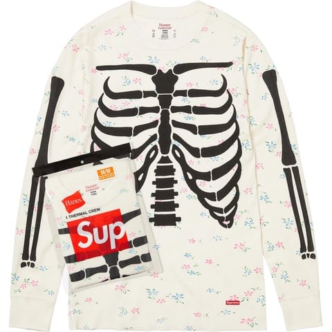 Supreme®/Hanes® Bones Thermal Crew (1 Pack) - Supreme