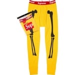 Supreme Supreme Hanes Bones Thermal Pant (1 Pack) (FW25) - Yellow