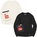 Supreme Supreme Hanes Thermal Crew (1 Pack) (FW25)