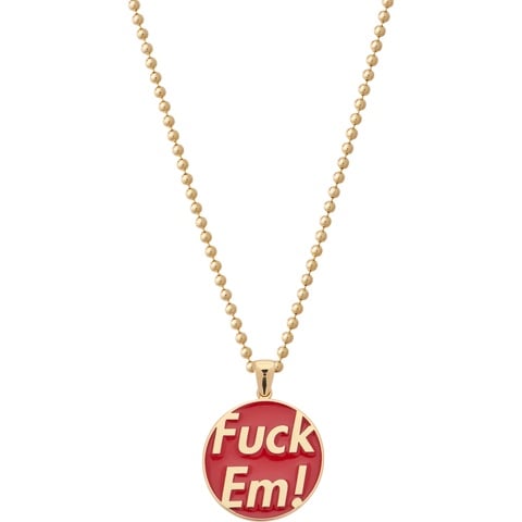 Supreme Supreme®/Jacob&Co Fuck Em Pendant - 14k Gold
