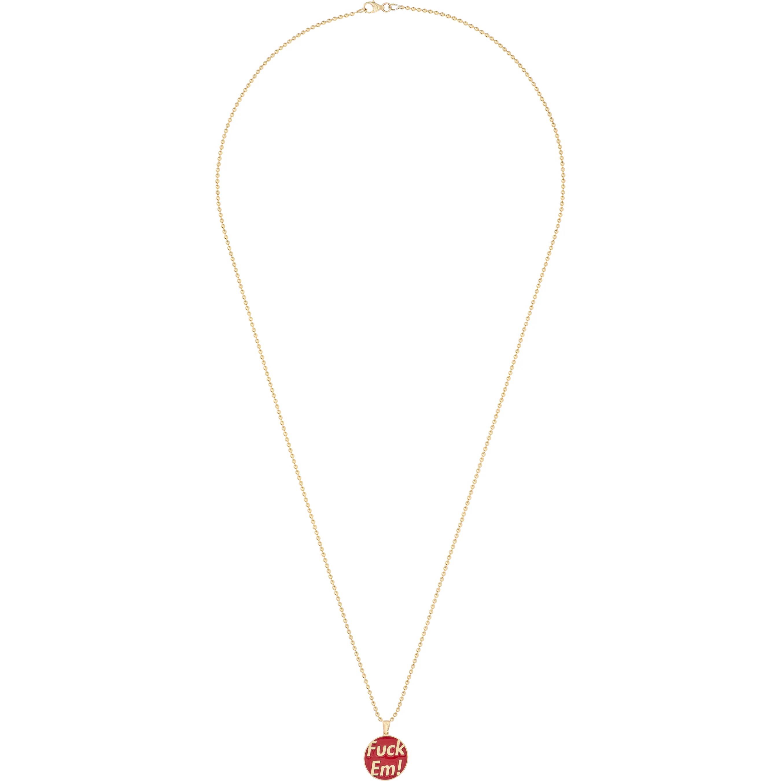 Supreme Supreme Jacob&Co Fuck Em Pendant (FW25) - 14k Gold - $898