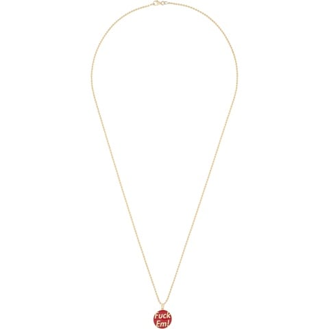Supreme Supreme®/Jacob&Co Fuck Em Pendant - 14k Gold