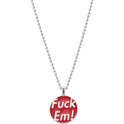 Supreme Supreme®/Jacob&Co Fuck Em Pendant (Silver) - Sterling Silver