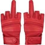 Supreme Supreme Number (N)ine Leather Gloves (FW25) - Red
