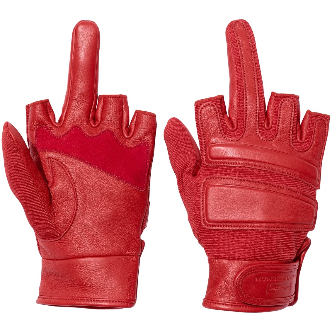 Supreme Supreme Number (N)ine Leather Gloves for fall winter 25 season
