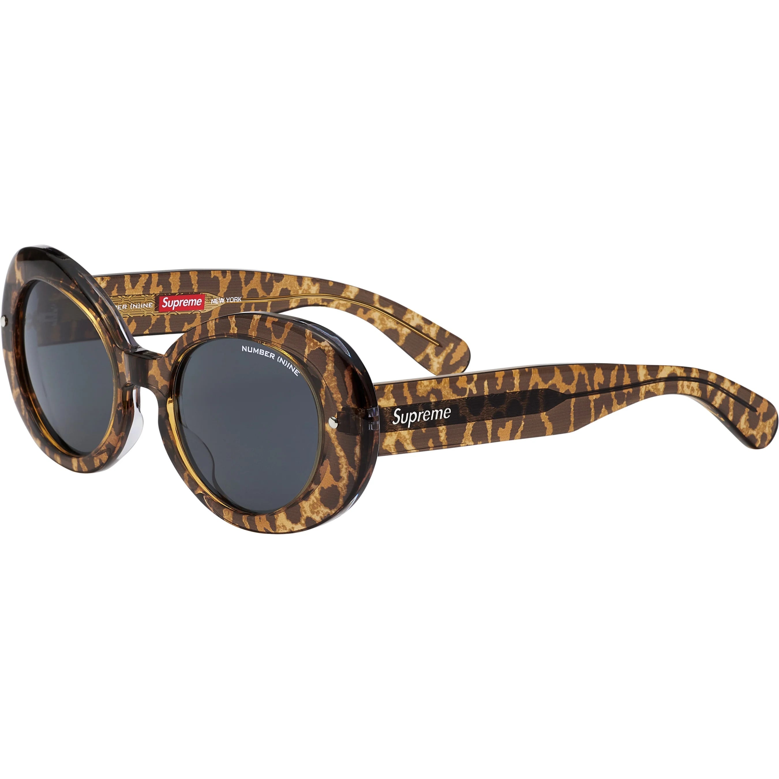 Supreme Supreme Number (N)ine Sunglasses (FW25) - Leopard - $288