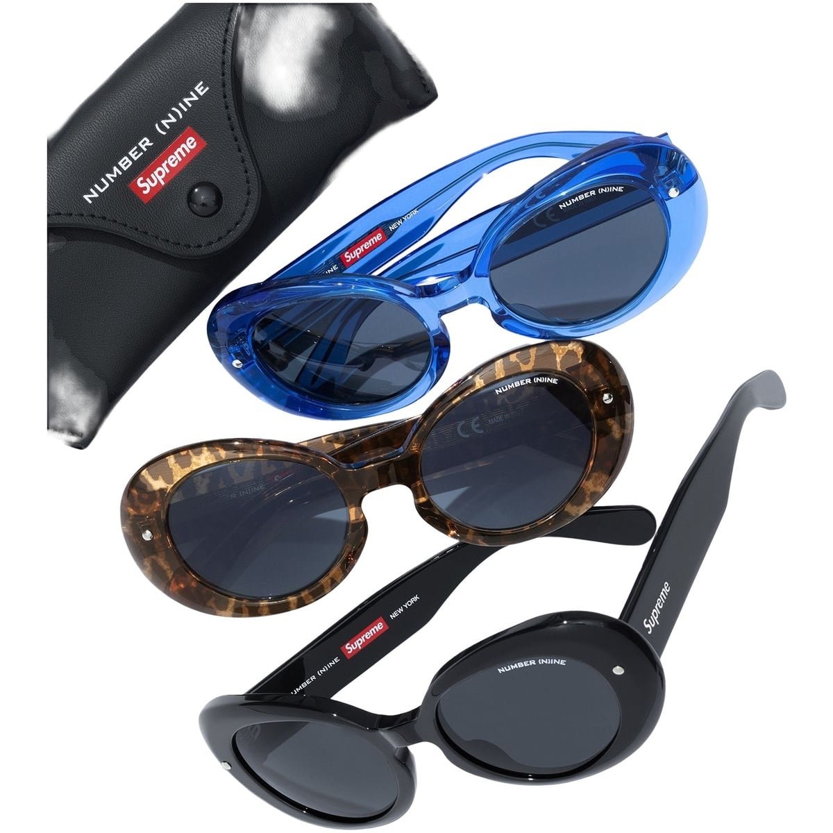 【新品】Supreme Number (N)ine sunglasses Supreme Number (N)ine Sunglasses Blue - FW25 - US
