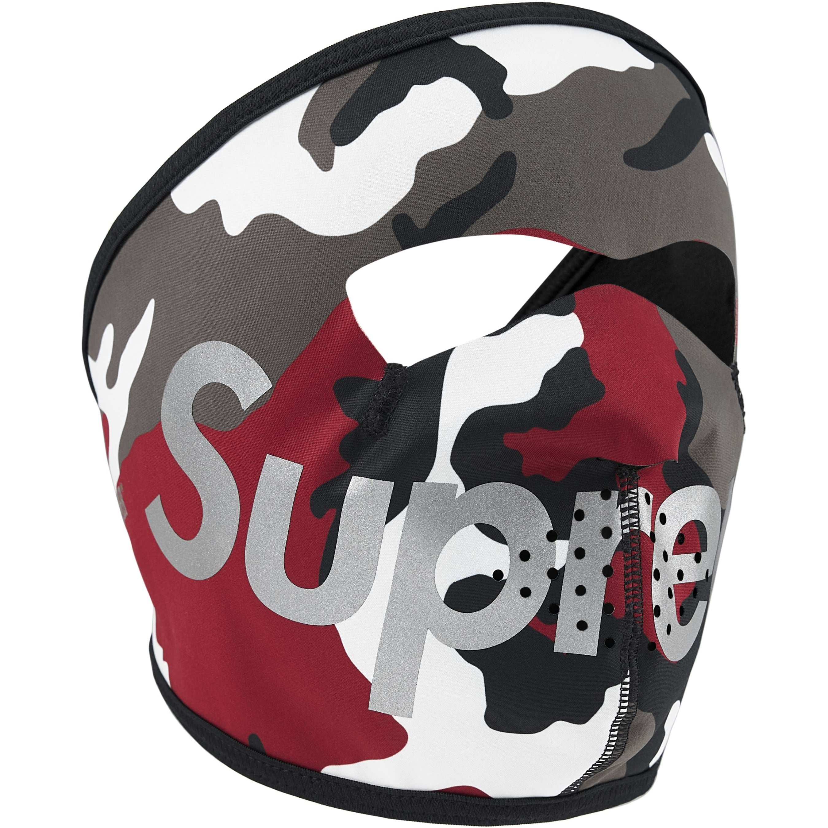 Supreme WINDSTOPPER Facemask (FW25) - Red Camo - $48