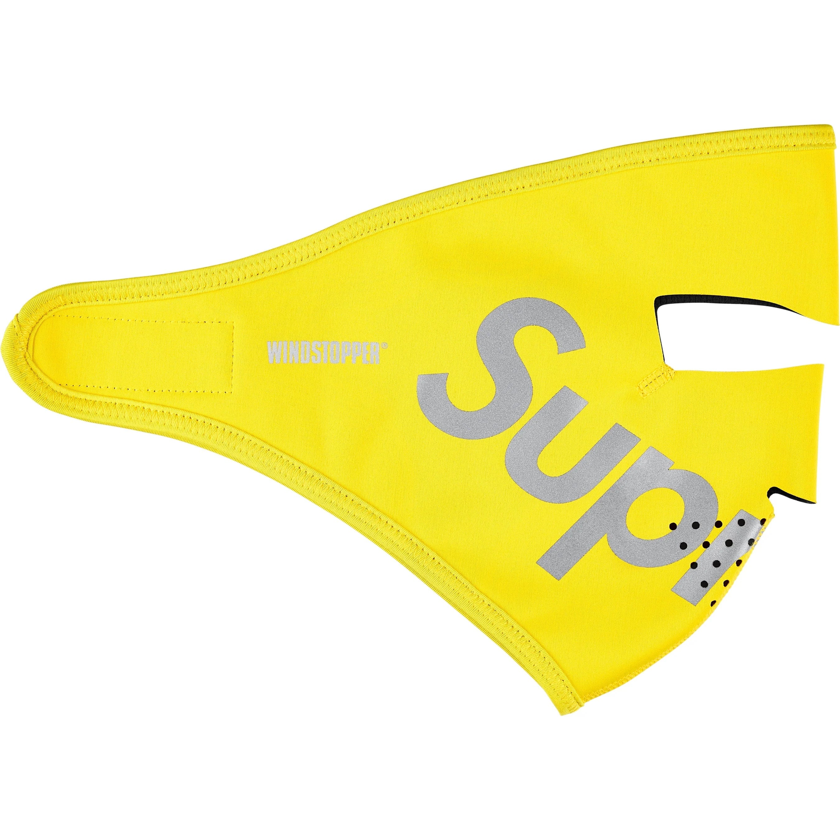 Supreme WINDSTOPPER Facemask (FW25) - Yellow - $48