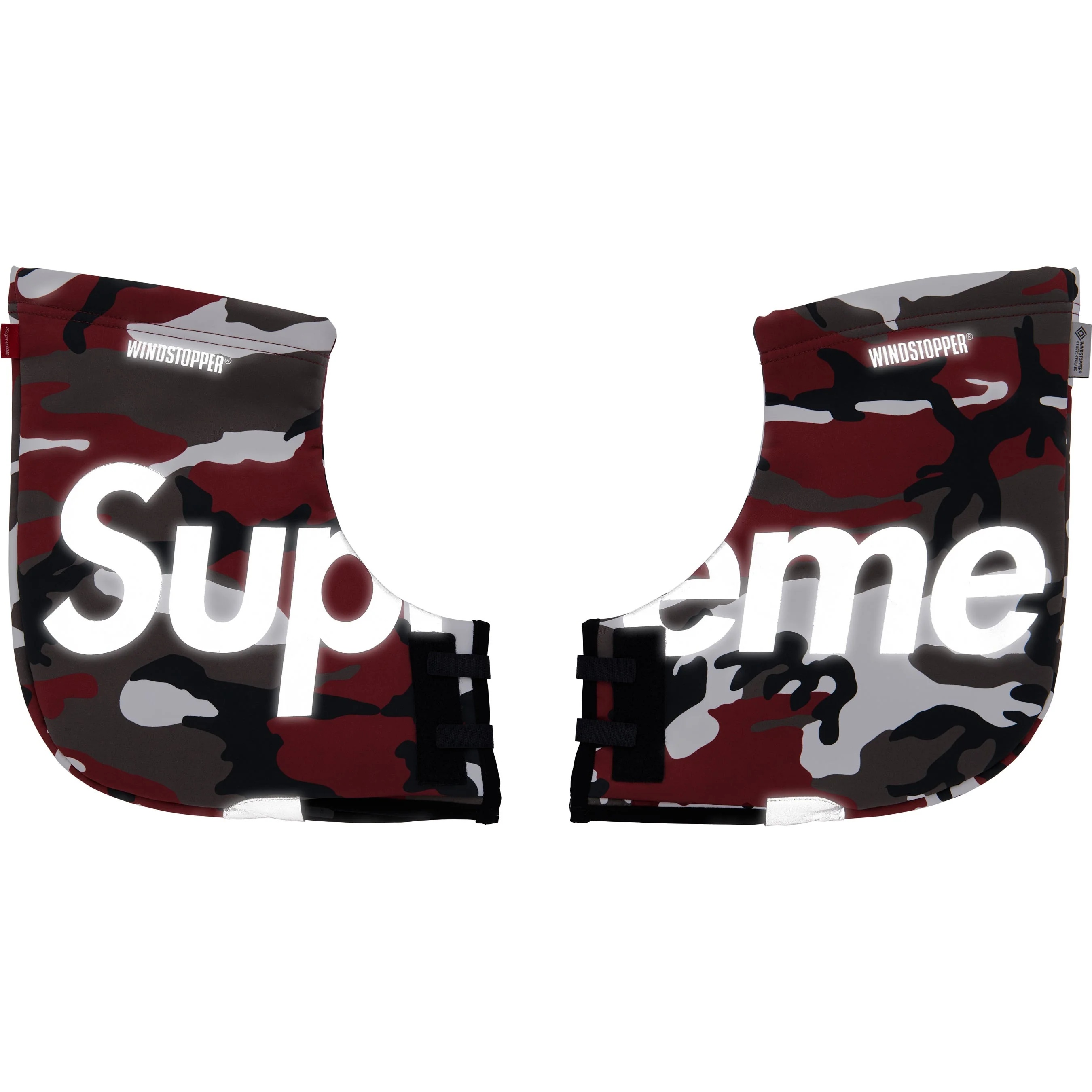 Supreme WINDSTOPPER Handlebar Mitts (FW25) - Red Camo - $98