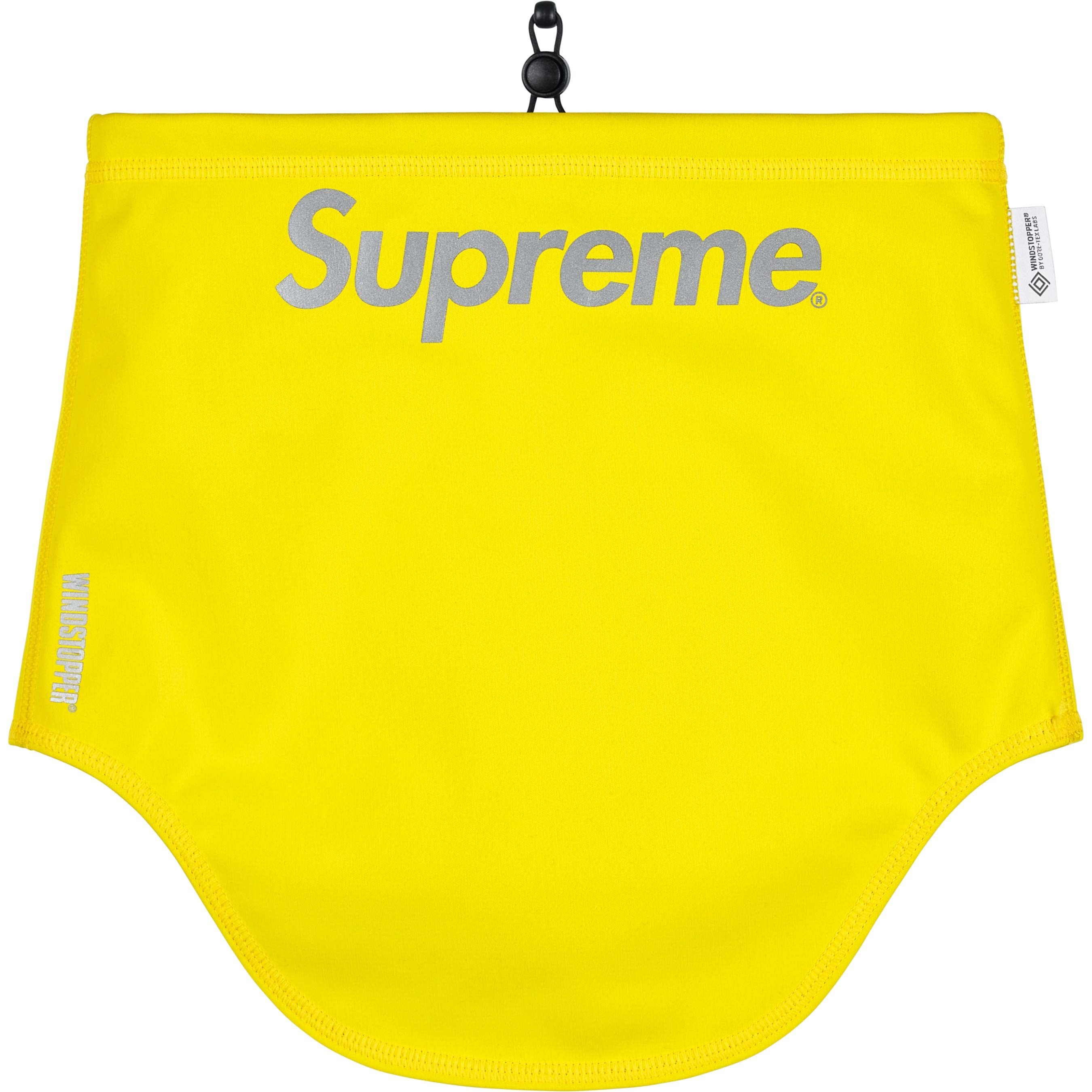 Supreme WINDSTOPPER Neck Gaiter (FW25) - Yellow - $50