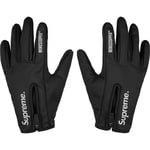 Supreme WINDSTOPPER Zip Gloves (FW25) - Black