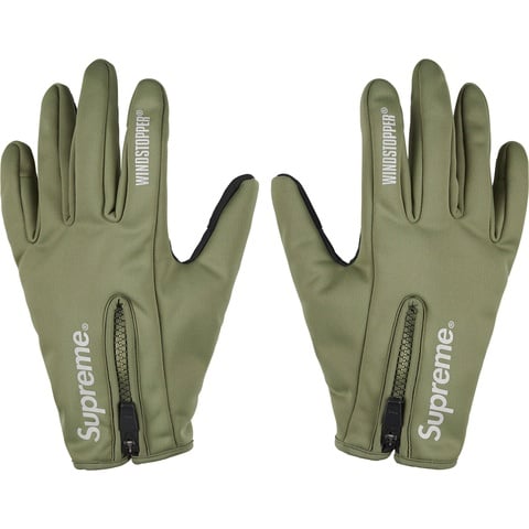 WINDSTOPPER® Zip Gloves - fall/winter 2025 - Supreme