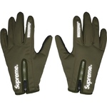 Supreme WINDSTOPPER Zip Gloves (FW25) - Olive