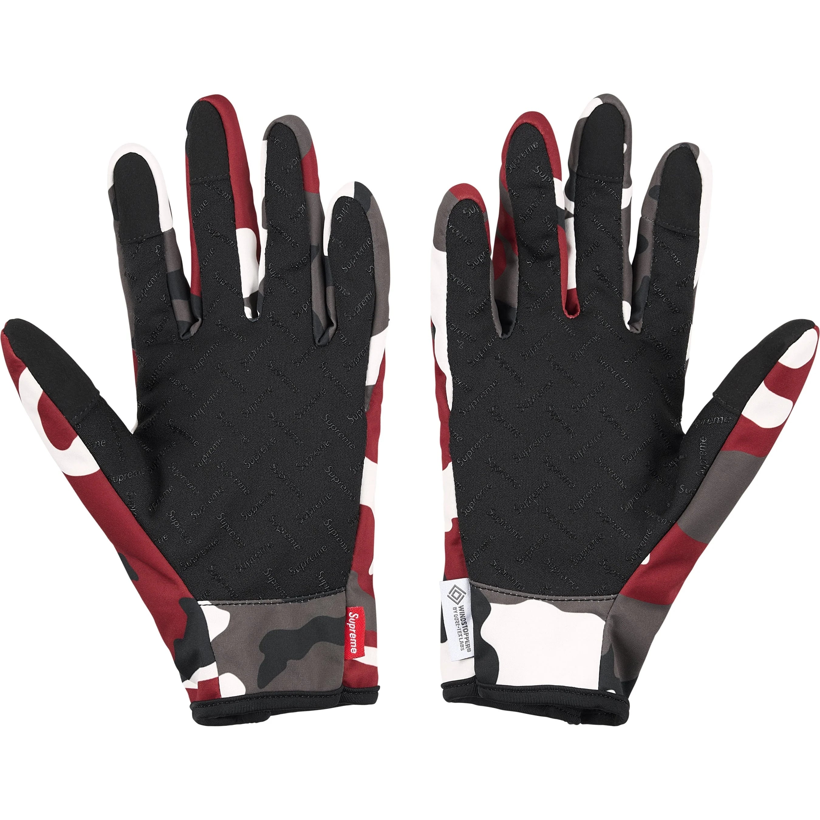 Supreme WINDSTOPPER Zip Gloves (FW25) - $68