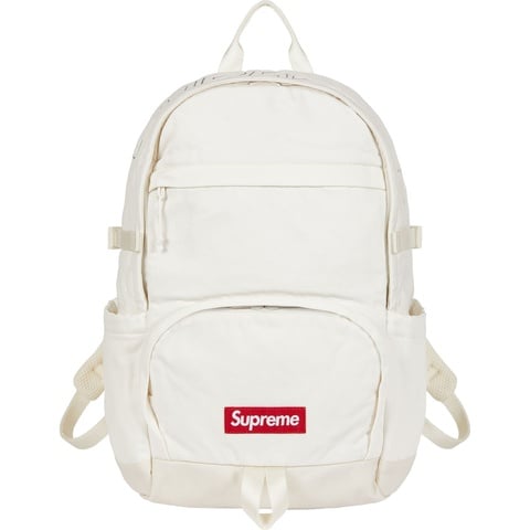 Supreme Denim Backpack - White