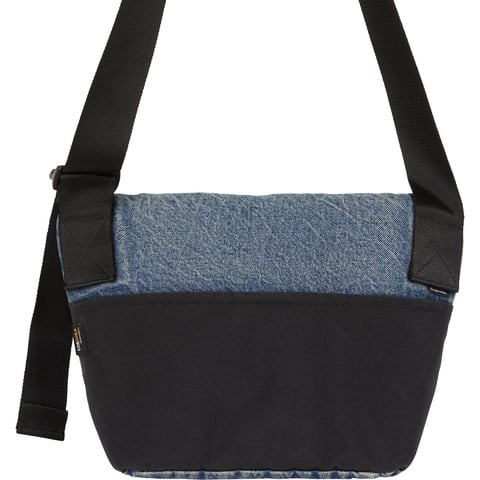 Supreme Denim Messenger Bag - Washed Indigo