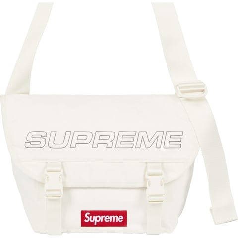 Supreme Denim Messenger Bag - White