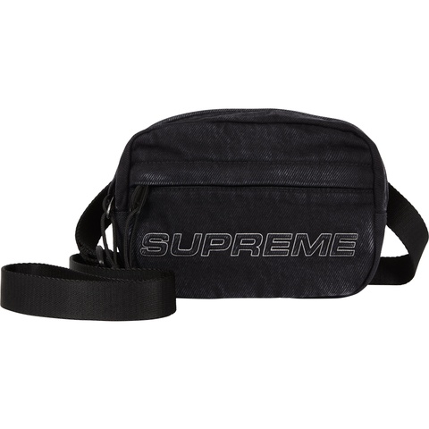 Supreme Denim Mini Shoulder Bag - Black