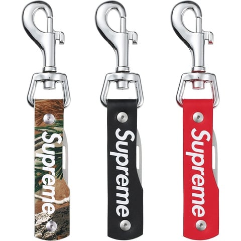 Supreme Leather Clip Knife black 箱付き Leather Clip Knife - fall/winter 2025 - Supreme