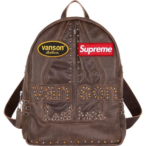 Supreme Supreme®/Vanson Leathers®/b.b. Simon Backpack - Brown