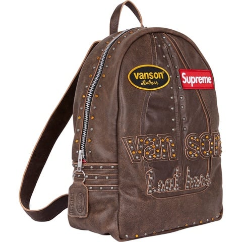 Supreme®/Vanson Leathers®/b.b. Simon Backpack - Supreme