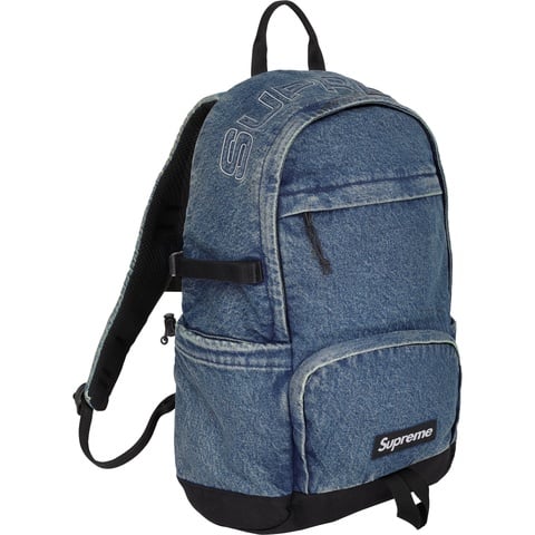 Supreme Denim Backpack - Washed Indigo