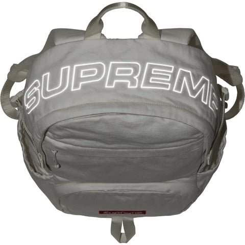 Supreme Denim Backpack - White