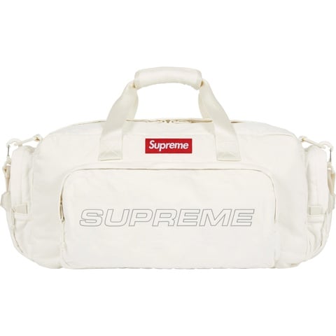 Supreme Denim Duffle Bag - White