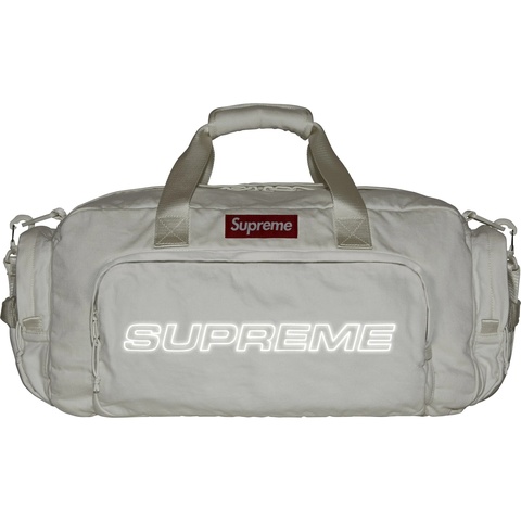 Supreme Denim Duffle Bag - White