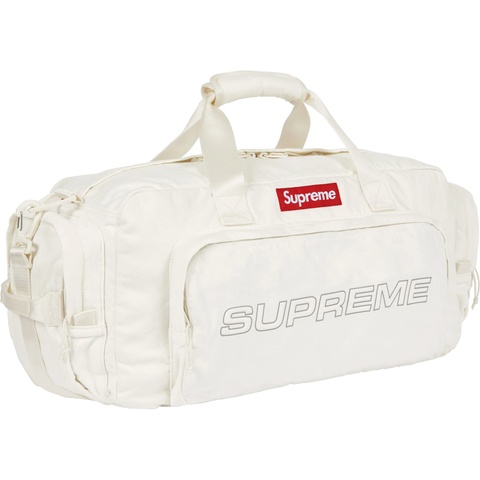 Supreme Denim Duffle Bag - White